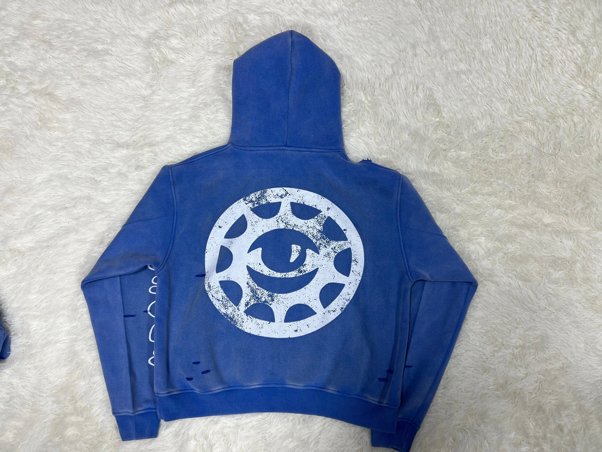 Bizarre Visions “Avalanche” Faded Hoodie