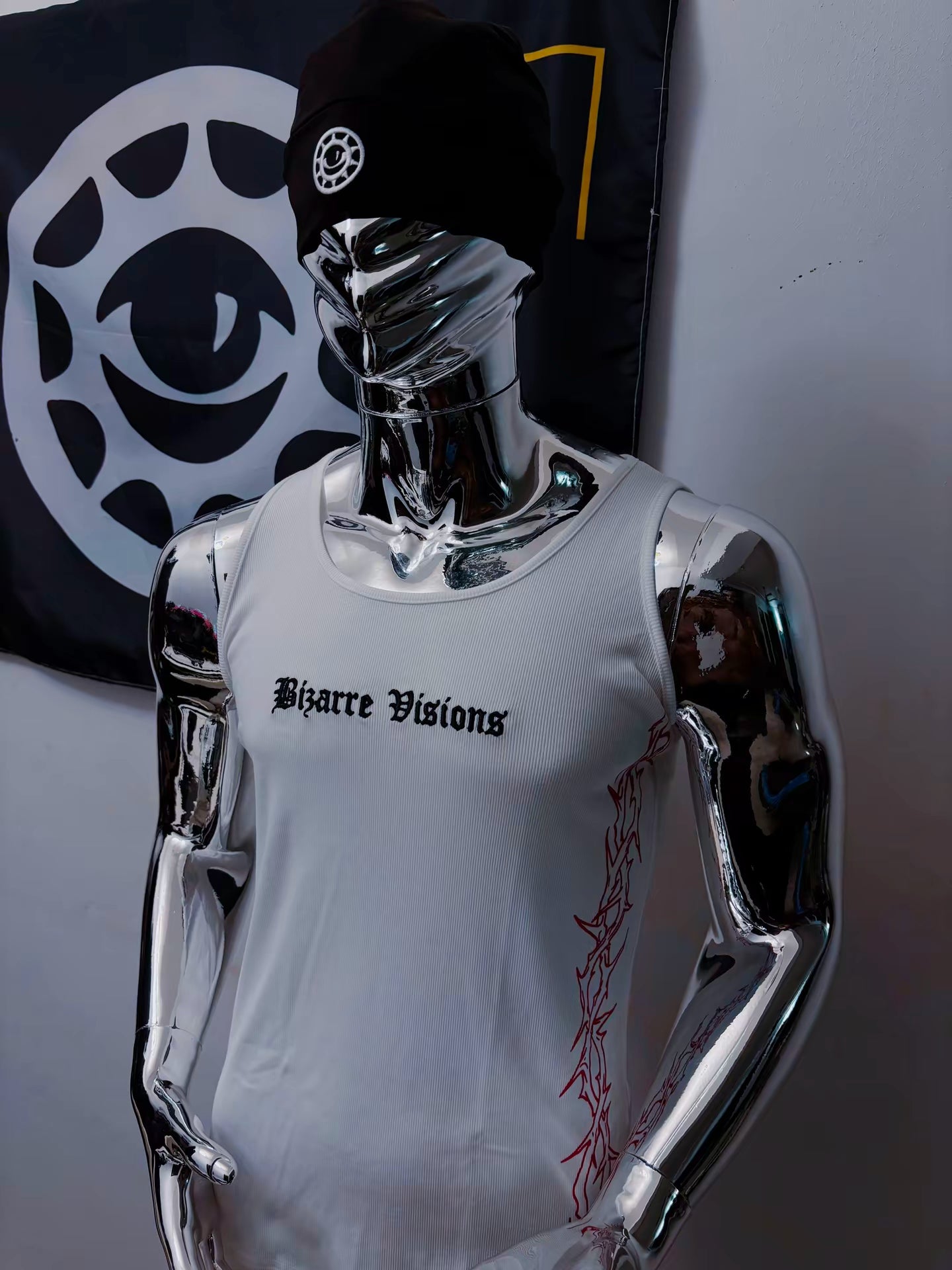 “Barbed Dreams” Tank top white